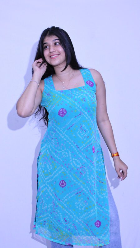 NEEL BANDHANI KURTI